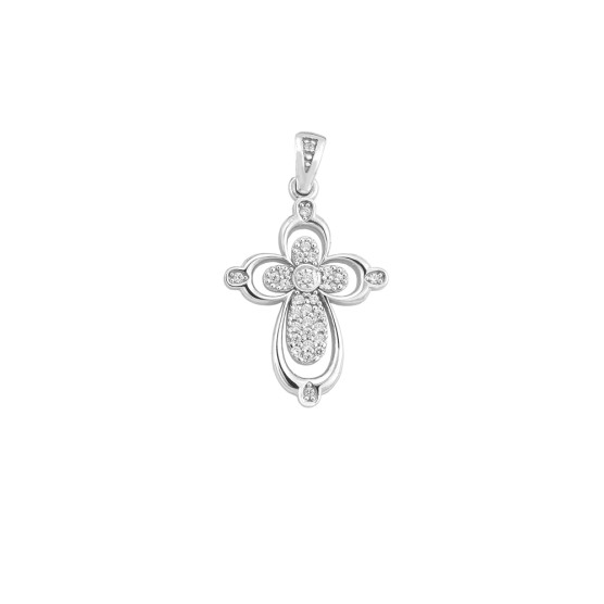 Cross In White Gold