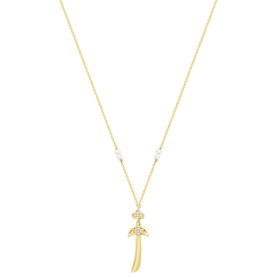 Necklace in yellow gold