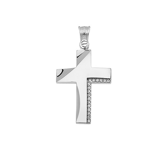 Cross In White Gold