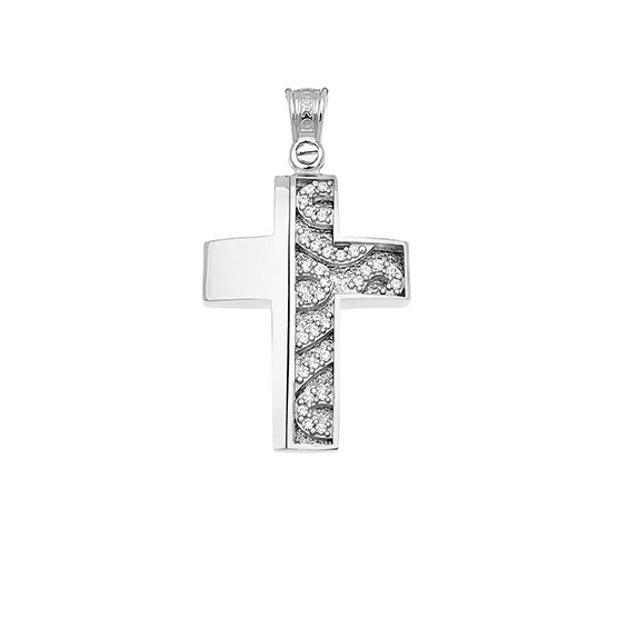 Cross In White Gold