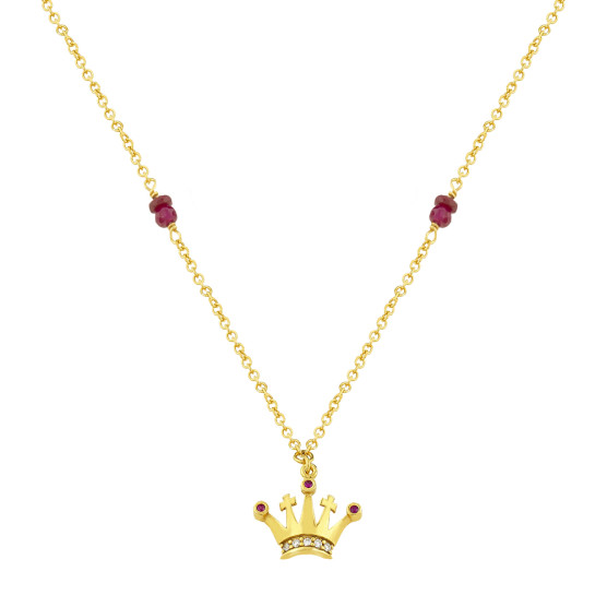 Necklace in yellow gold